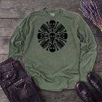 skeleton mandala Long Sleeve T-Shirt