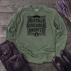 Mentally Somewhere Haunted Long Sleeve T-Shirt
