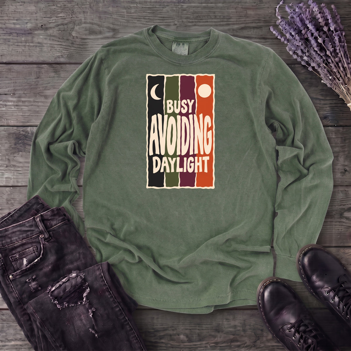 Avoiding Daylight Long Sleeve T-Shirt