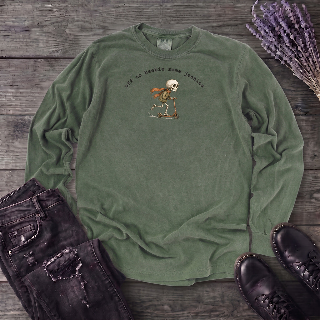 Off To Heebie Some Jeebies Long Sleeve T-Shirt