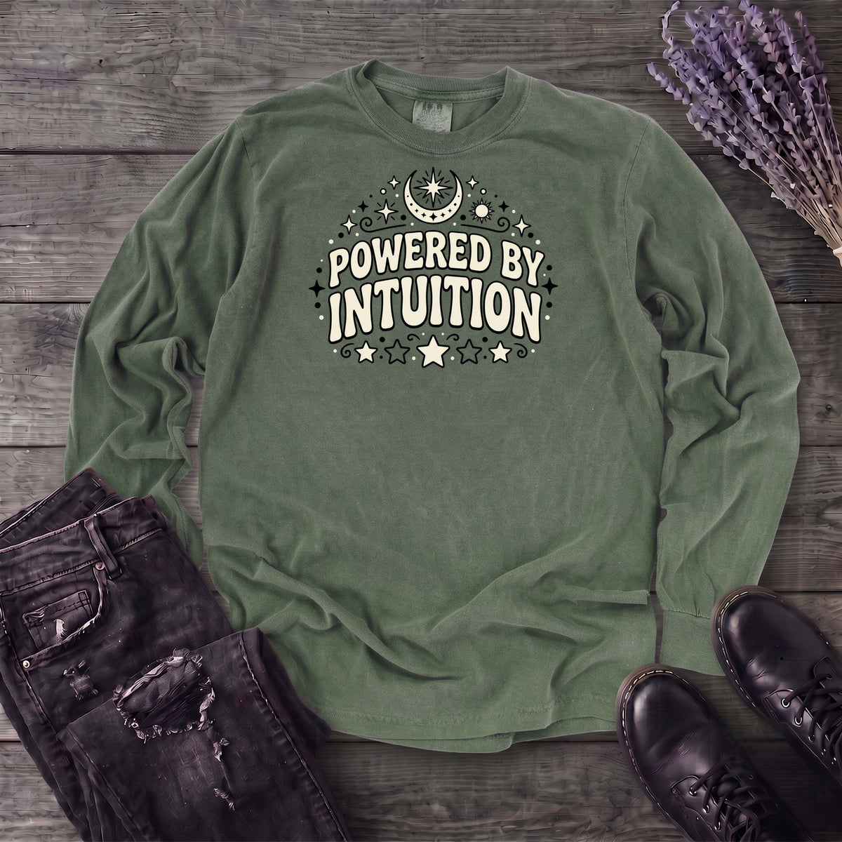 Powered By Intuition Long Sleeve T-Shirt