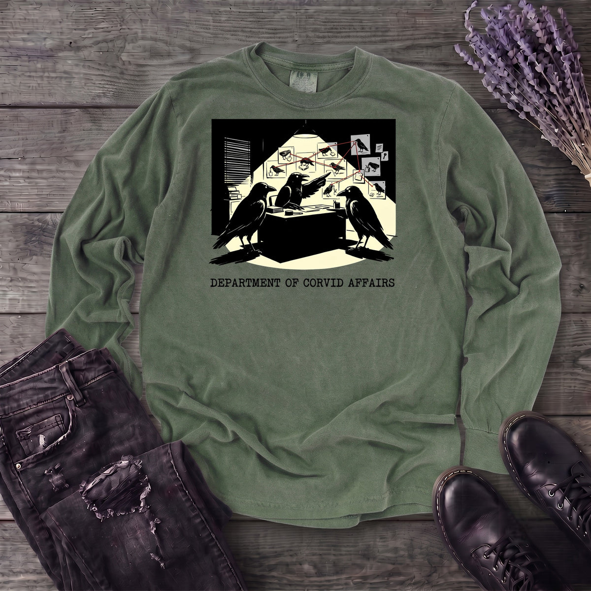 Department of Corvid Affairs Long Sleeve T-Shirt