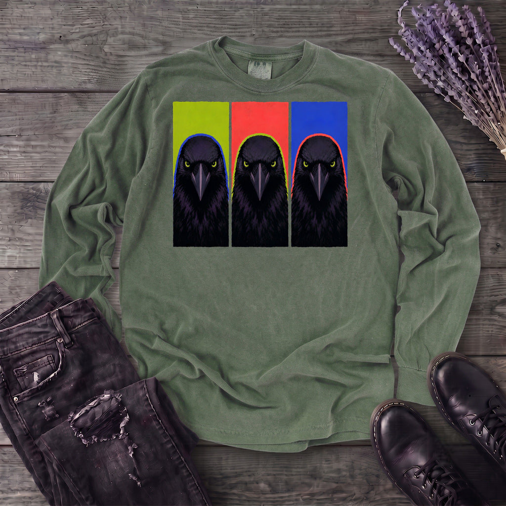 Crow Lineup Long Sleeve T-Shirt