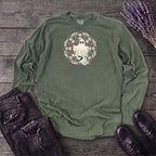 Boho Ghost Mandala Long Sleeve T-Shirt