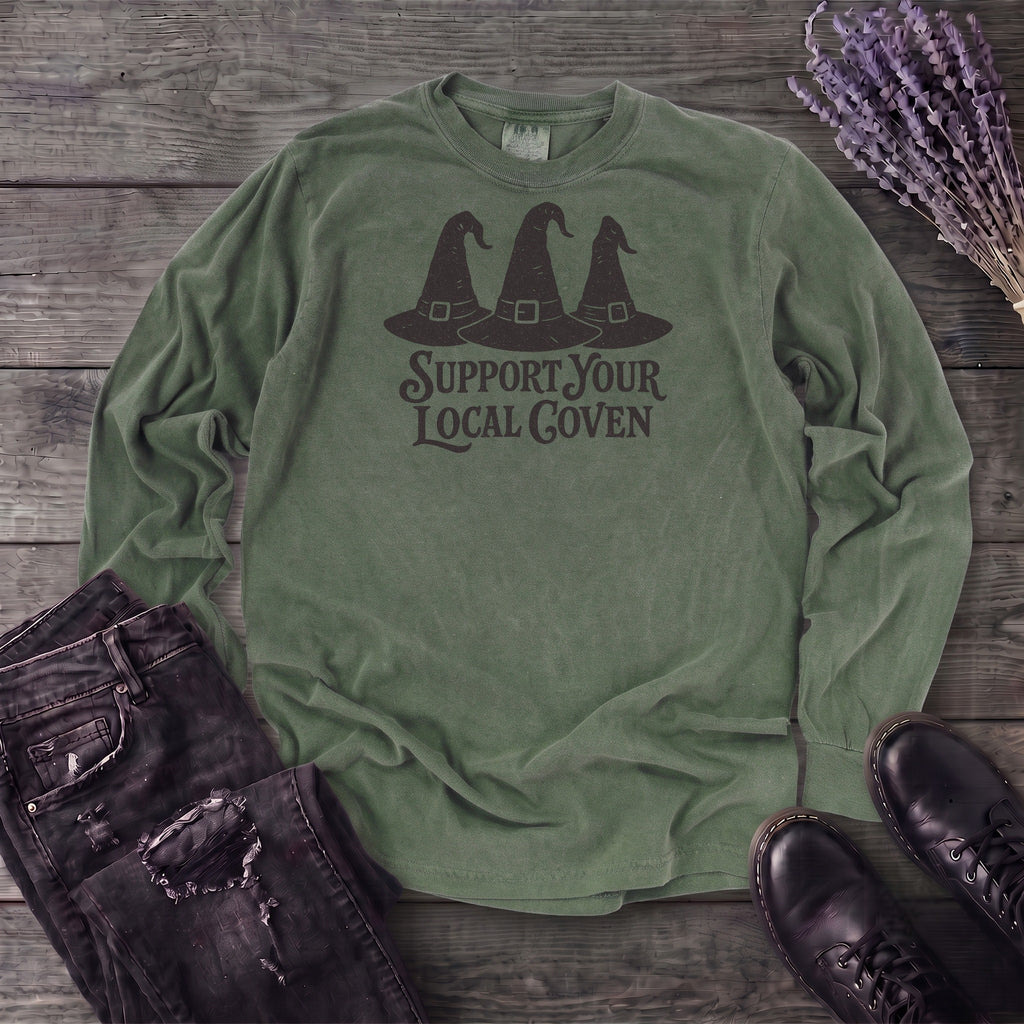 Support Your Local Coven Long Sleeve T-Shirt