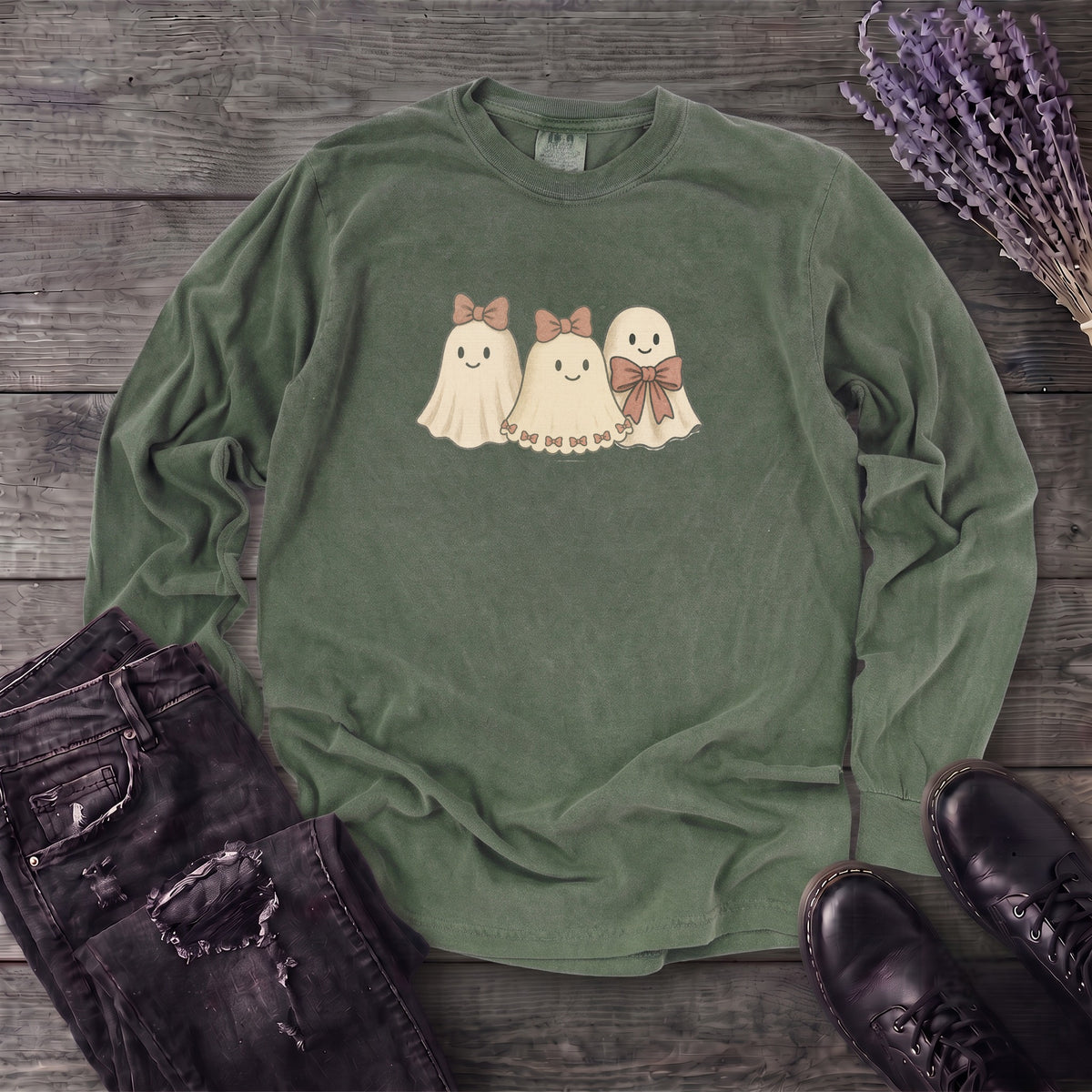 coquette ghost trio Long Sleeve T-Shirt