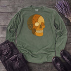 Patchwork Skull Long Sleeve T-Shirt