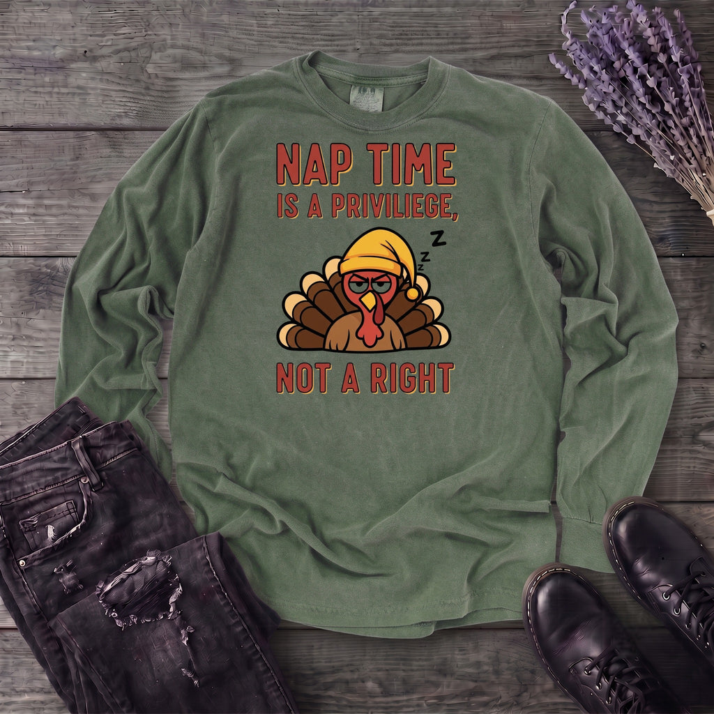 Nap Time Long Sleeve T-Shirt