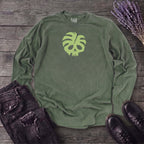 Monstera Skull Long Sleeve T-Shirt