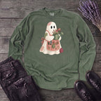Patchwork Garden Ghost Long Sleeve T-Shirt