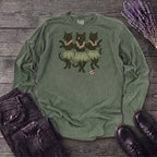 Hula Black Cat Trio Long Sleeve T-Shirt