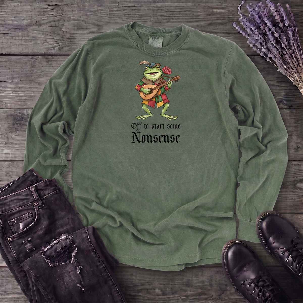 Off To Start Some Nonsense Long Sleeve T-Shirt