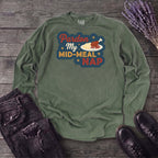 Mid Meal Nap Long Sleeve T-Shirt