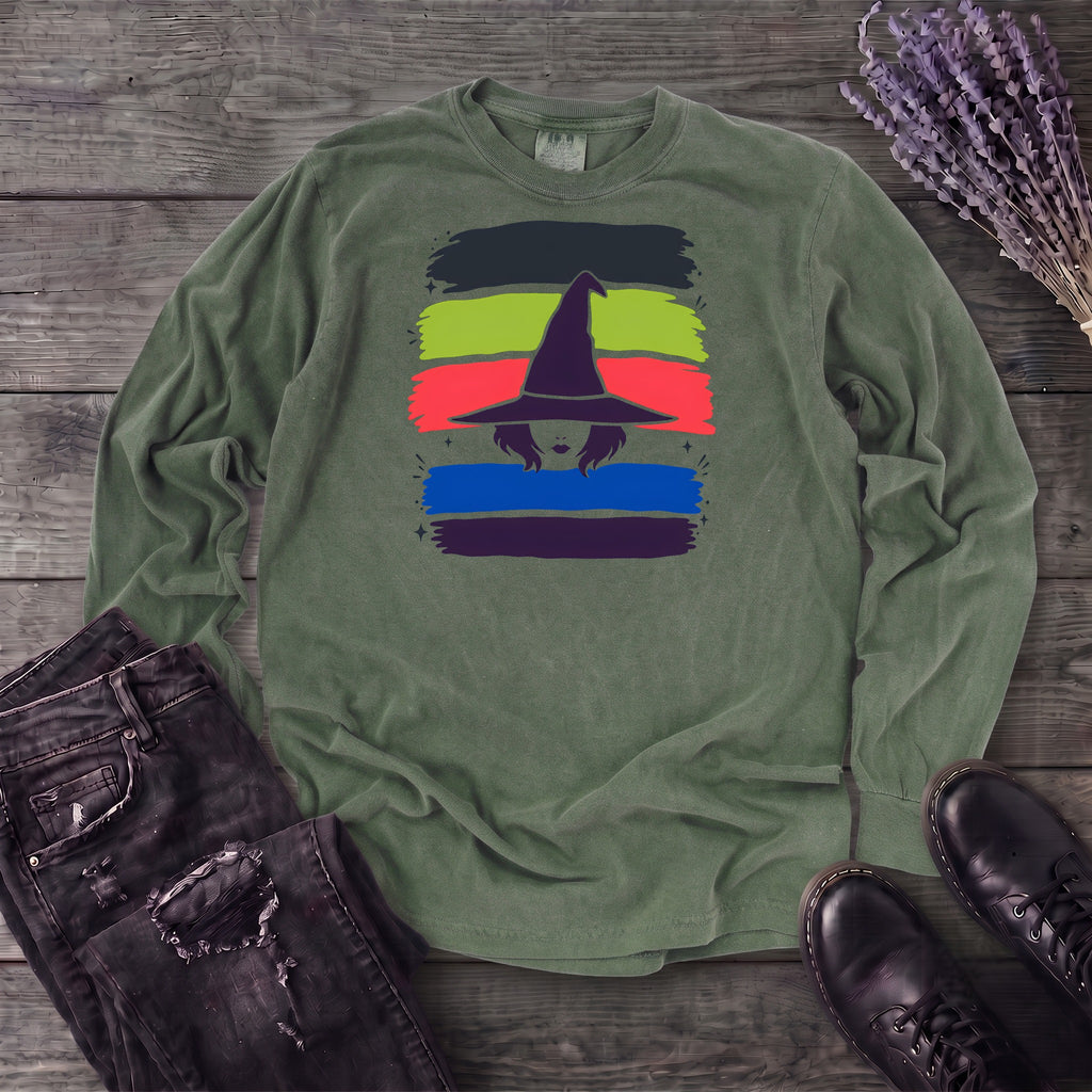 Witch Stripes Long Sleeve T-Shirt