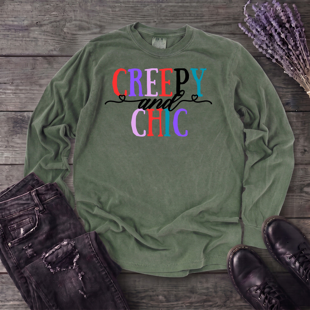 Creepy And Chic Long Sleeve T-Shirt