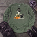 Pilgrim Skeleton Cornucopia Long Sleeve T-Shirt