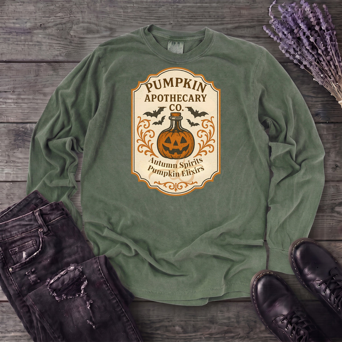 Pumpkin Apothecary Co Long Sleeve T-Shirt