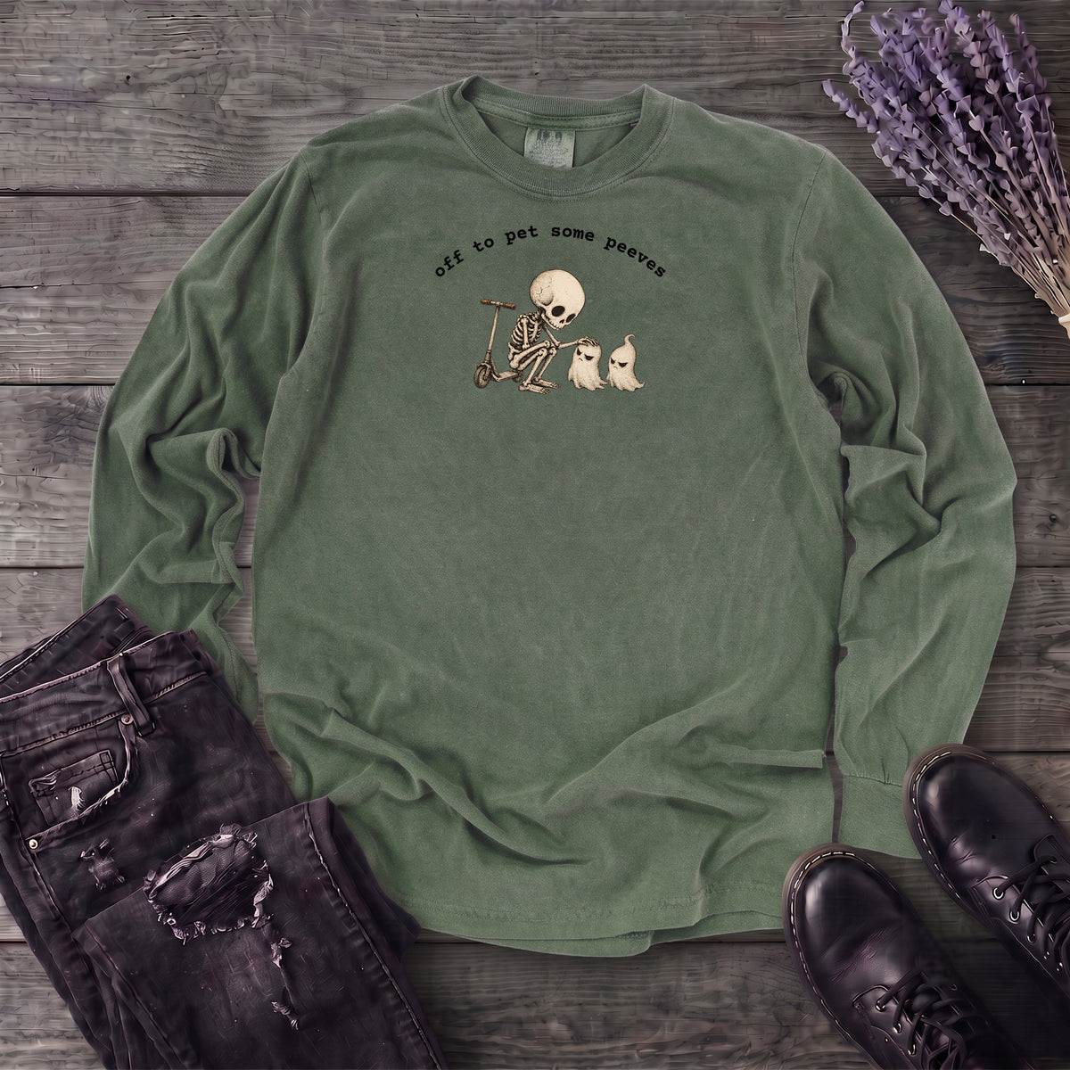 Off To Pet Some Peeves Long Sleeve T-Shirt