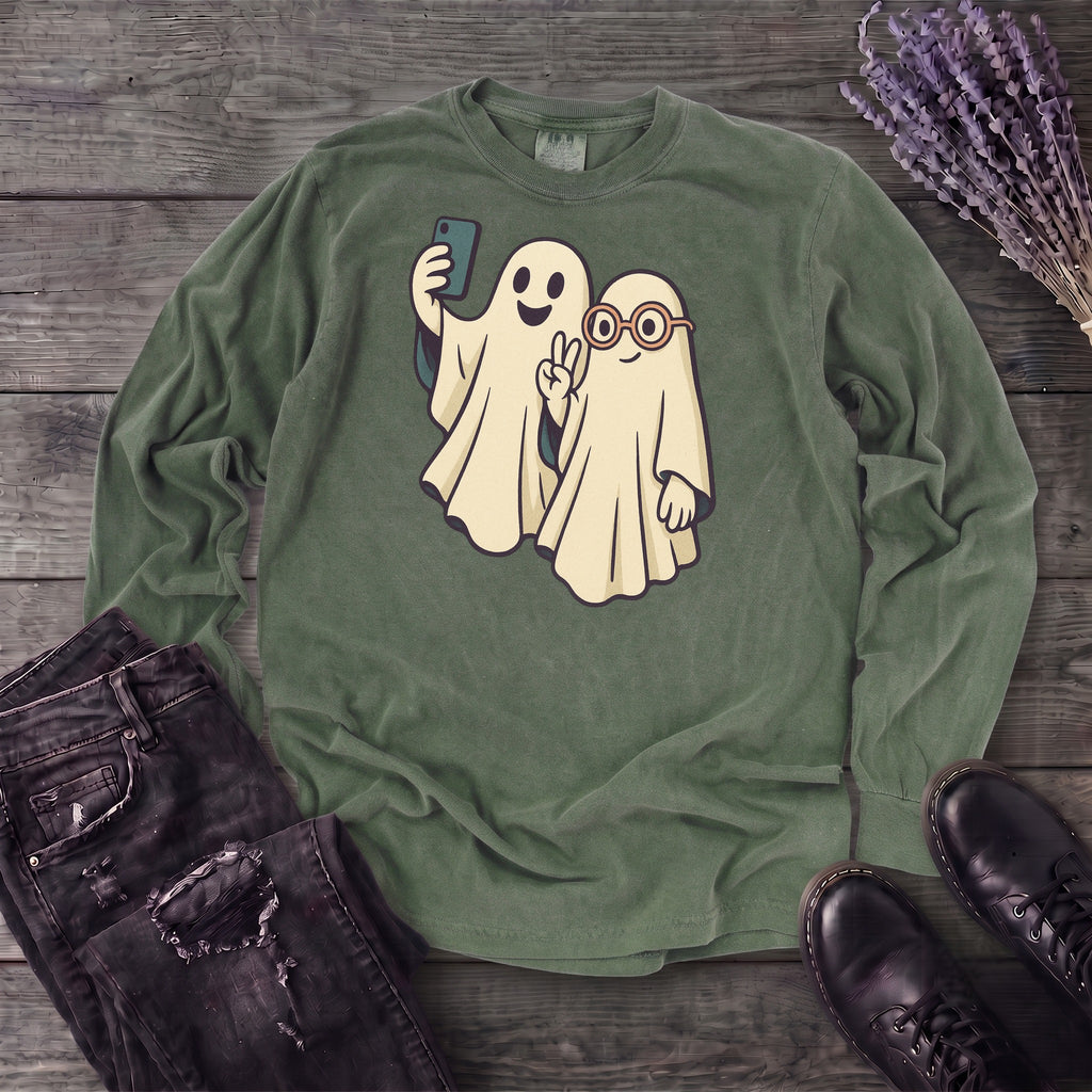 Selfie Ghosts Long Sleeve T-Shirt