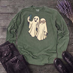 Selfie Ghosts Long Sleeve T-Shirt