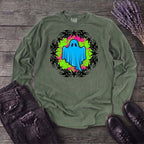 Grunge Star Ghost Long Sleeve T-Shirt