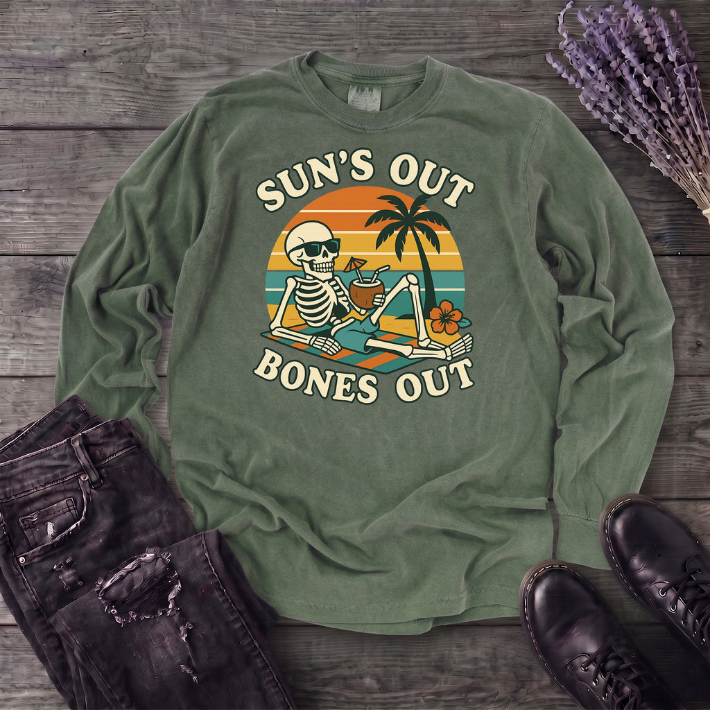 Suns Out Bones Out Long Sleeve T-Shirt