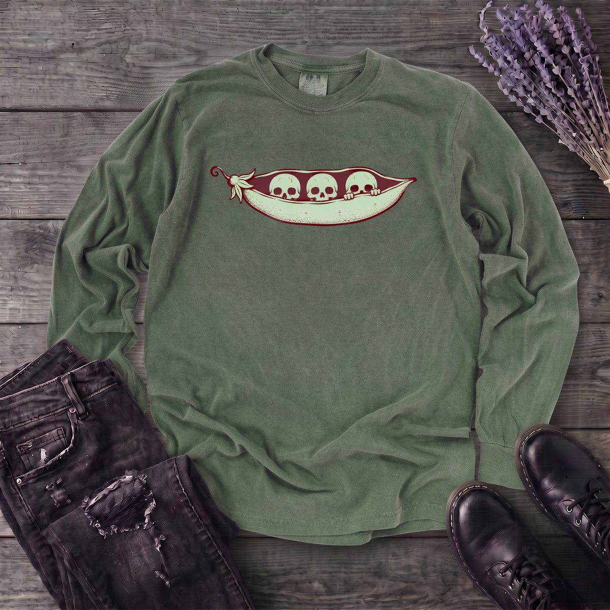 Rest In Peas Long Sleeve T-Shirt