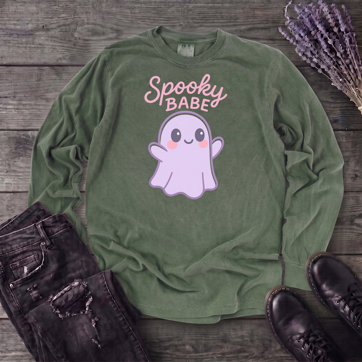 Spooky Babe Long Sleeve T-Shirt