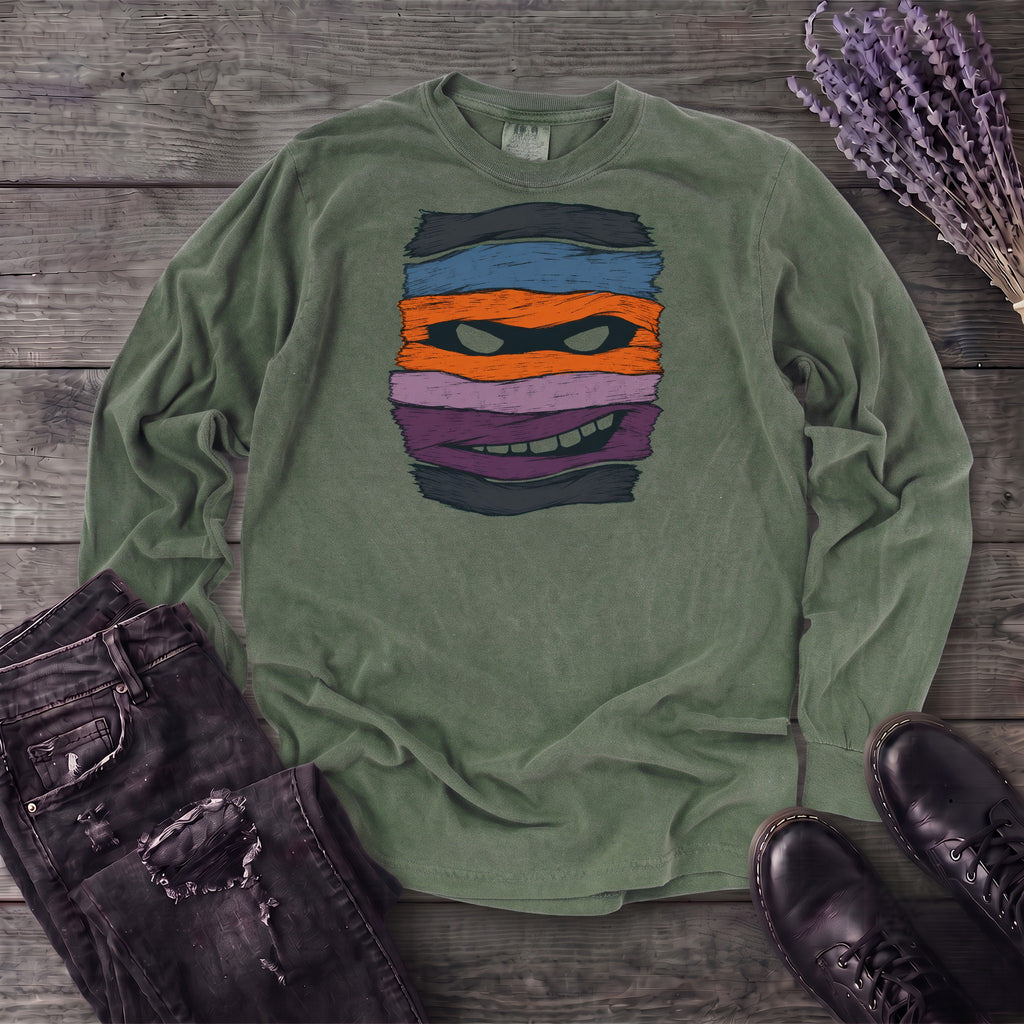 Mummy Stripes Long Sleeve T-Shirt