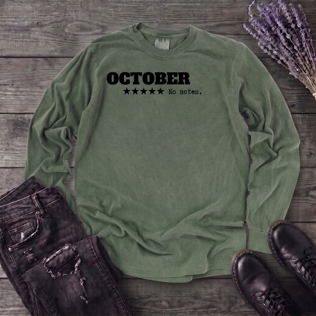 October Review Long Sleeve T-Shirt