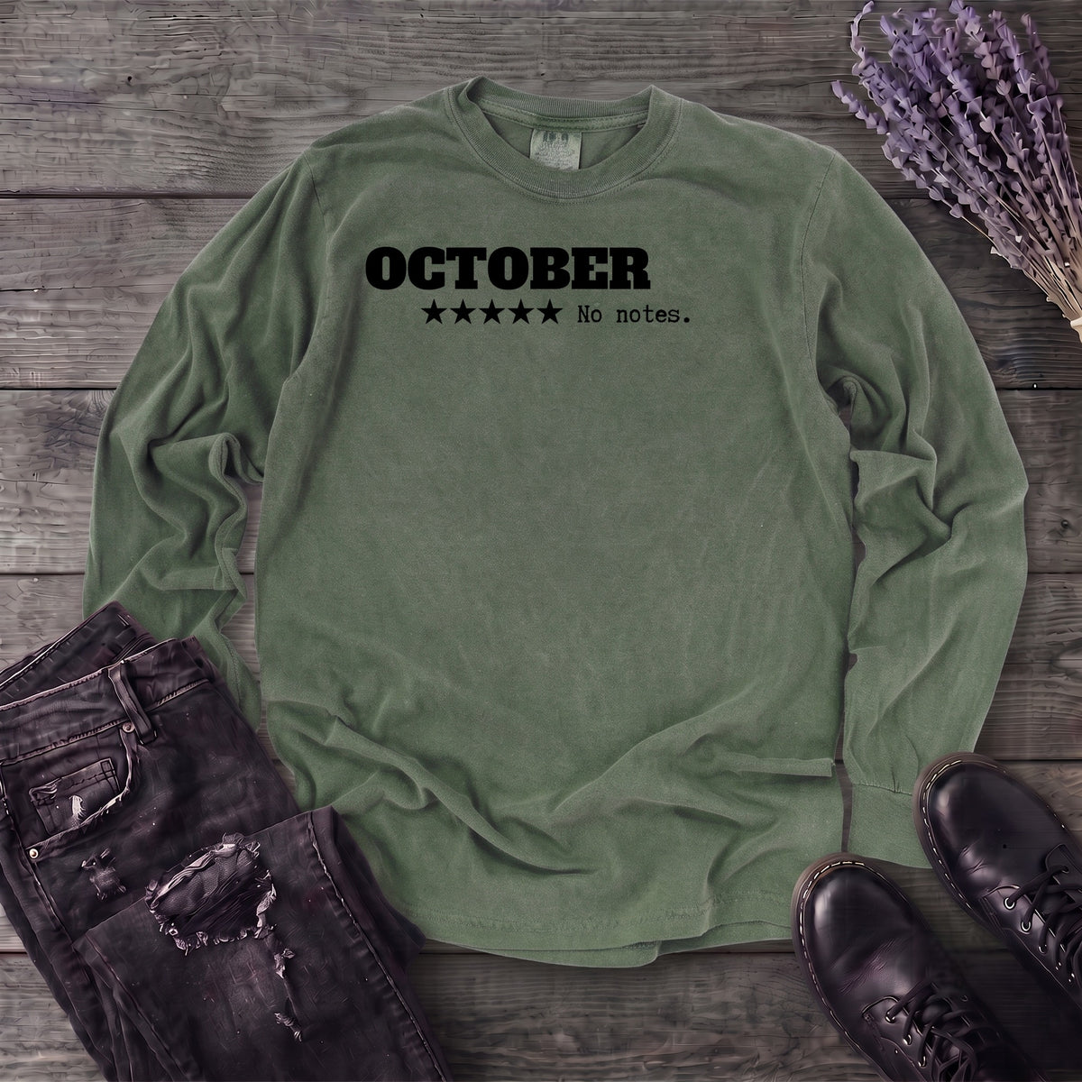October Review Long Sleeve T-Shirt