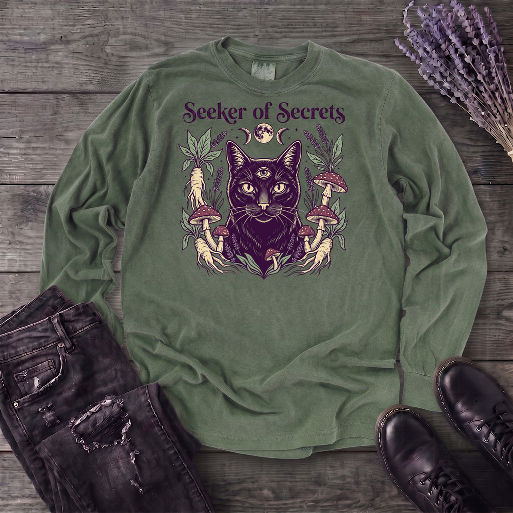 Seeker Of Secrets Long Sleeve T-Shirt