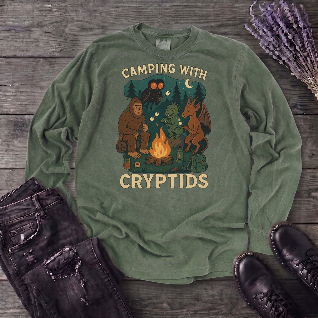 Cryptid Camping Long Sleeve T-Shirt