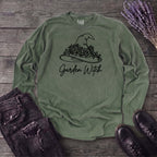 garden witch floral hat Long Sleeve T-Shirt
