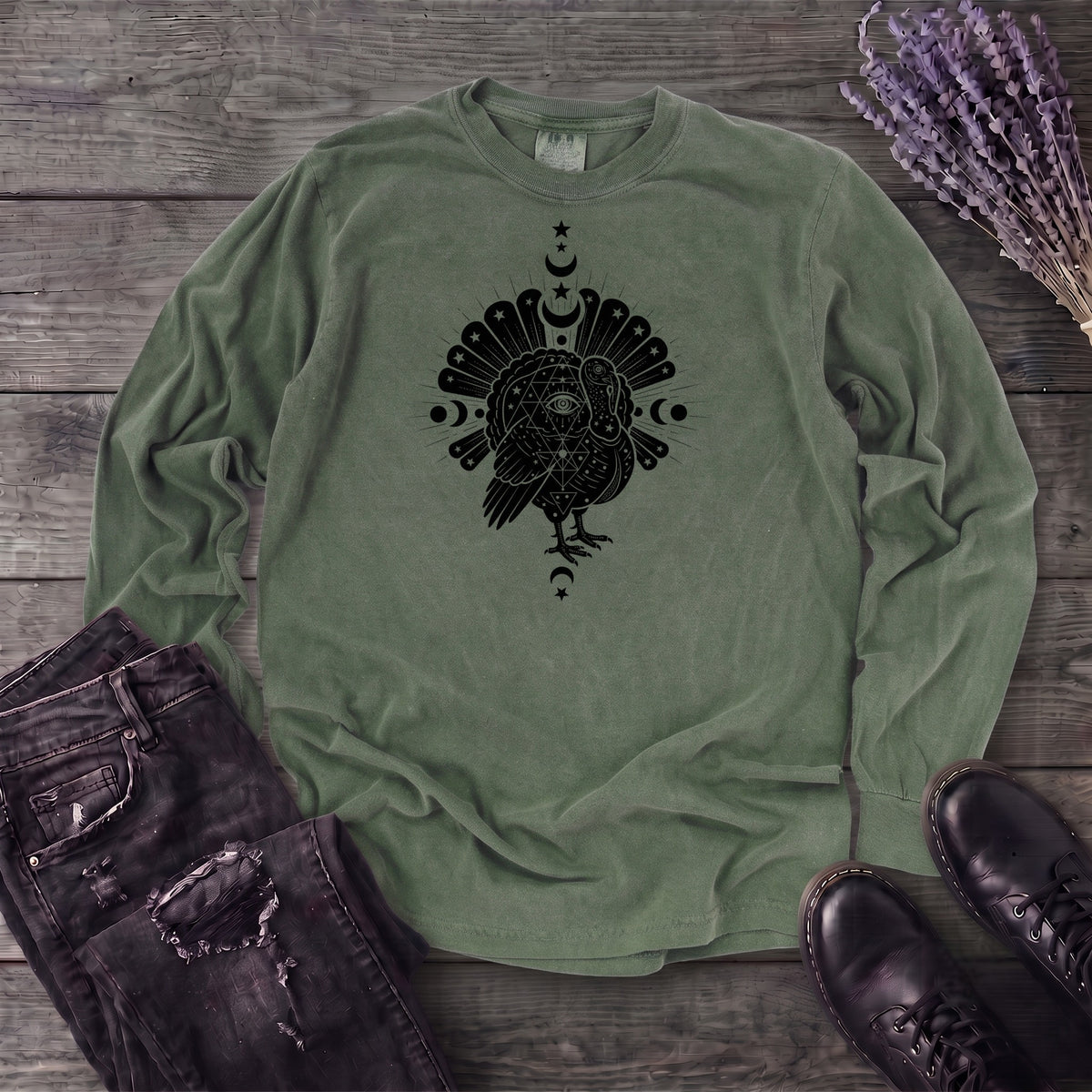 Celestial Turkey Long Sleeve T-Shirt