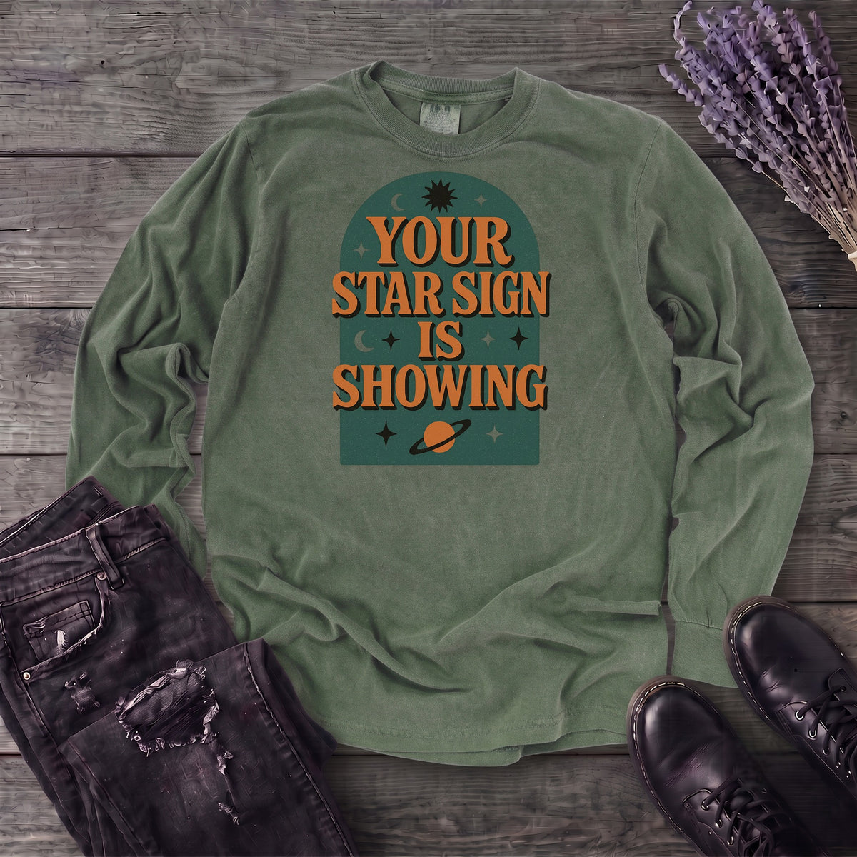 Your Star Sign Is Showing Long Sleeve T-Shirt