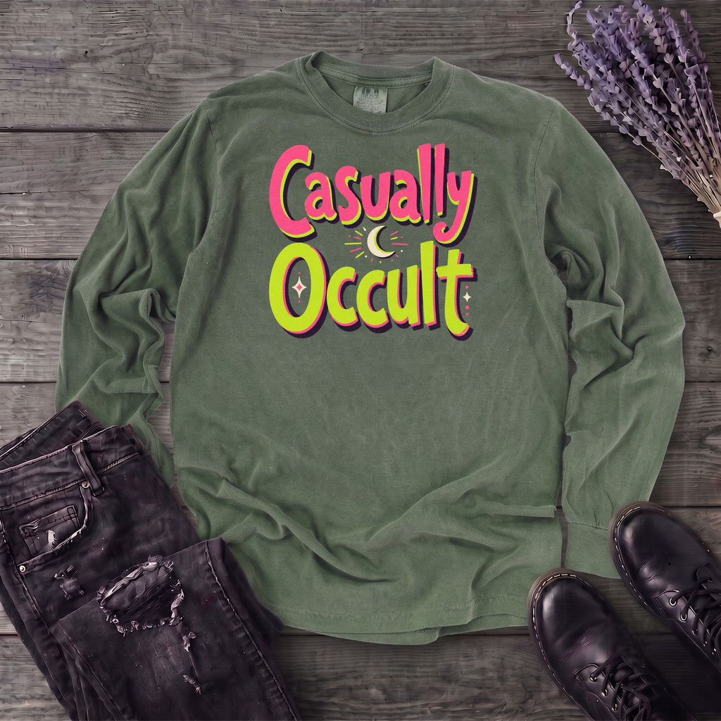 Bright Casually Occult Long Sleeve T-Shirt