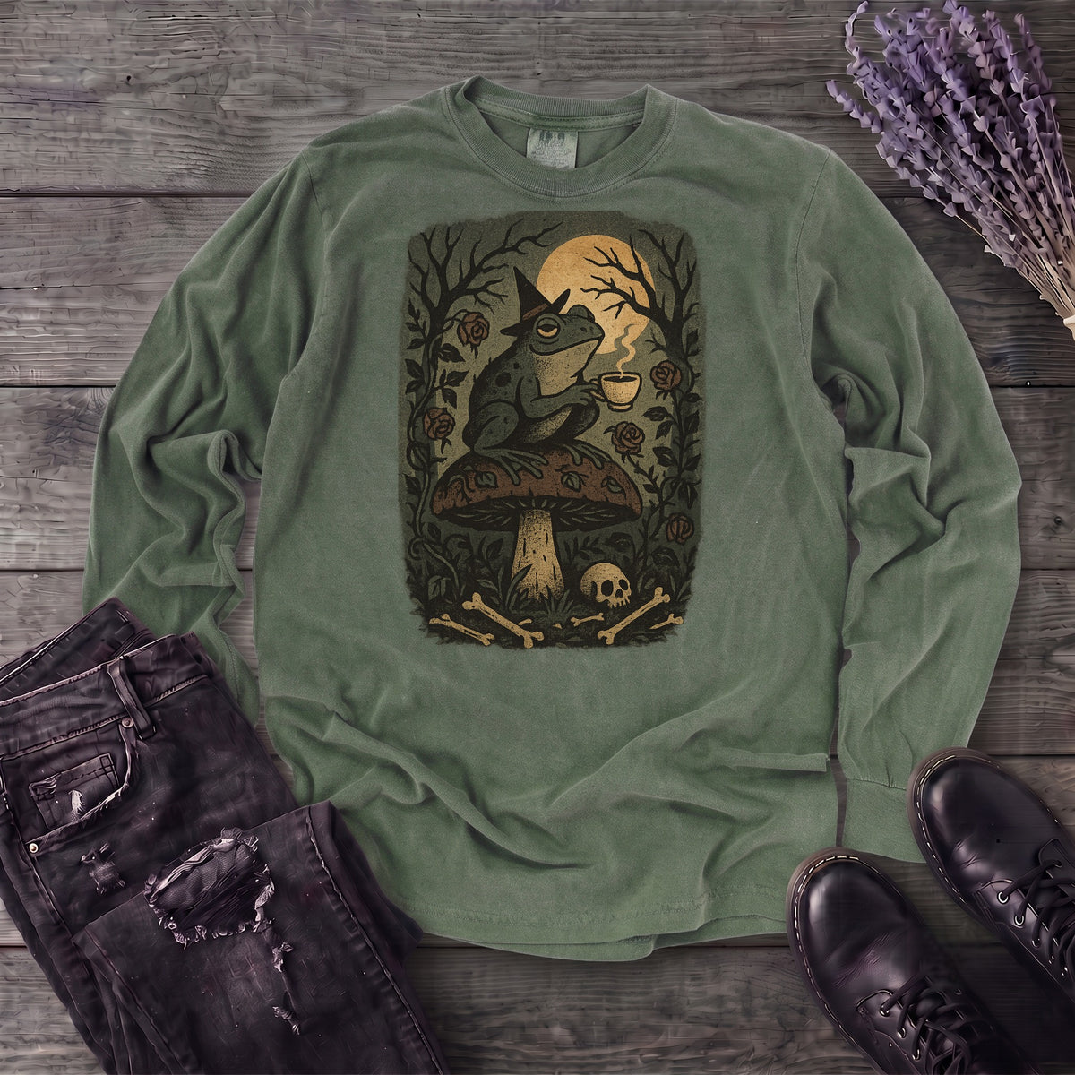 Frog Garden Long Sleeve T-Shirt