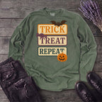 Trick Treat Repeat Muted Long Sleeve T-Shirt