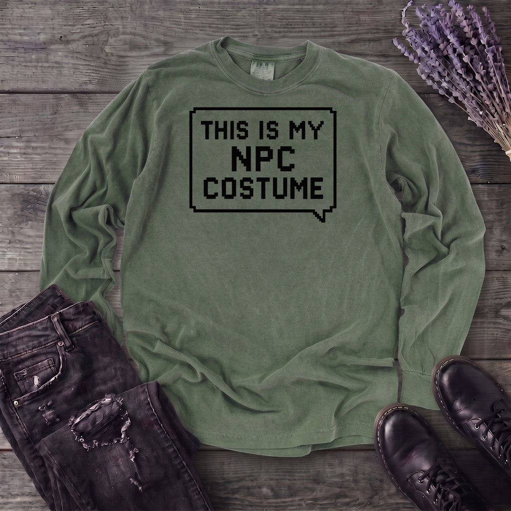 This Is My Npc Costume Long Sleeve T-Shirt