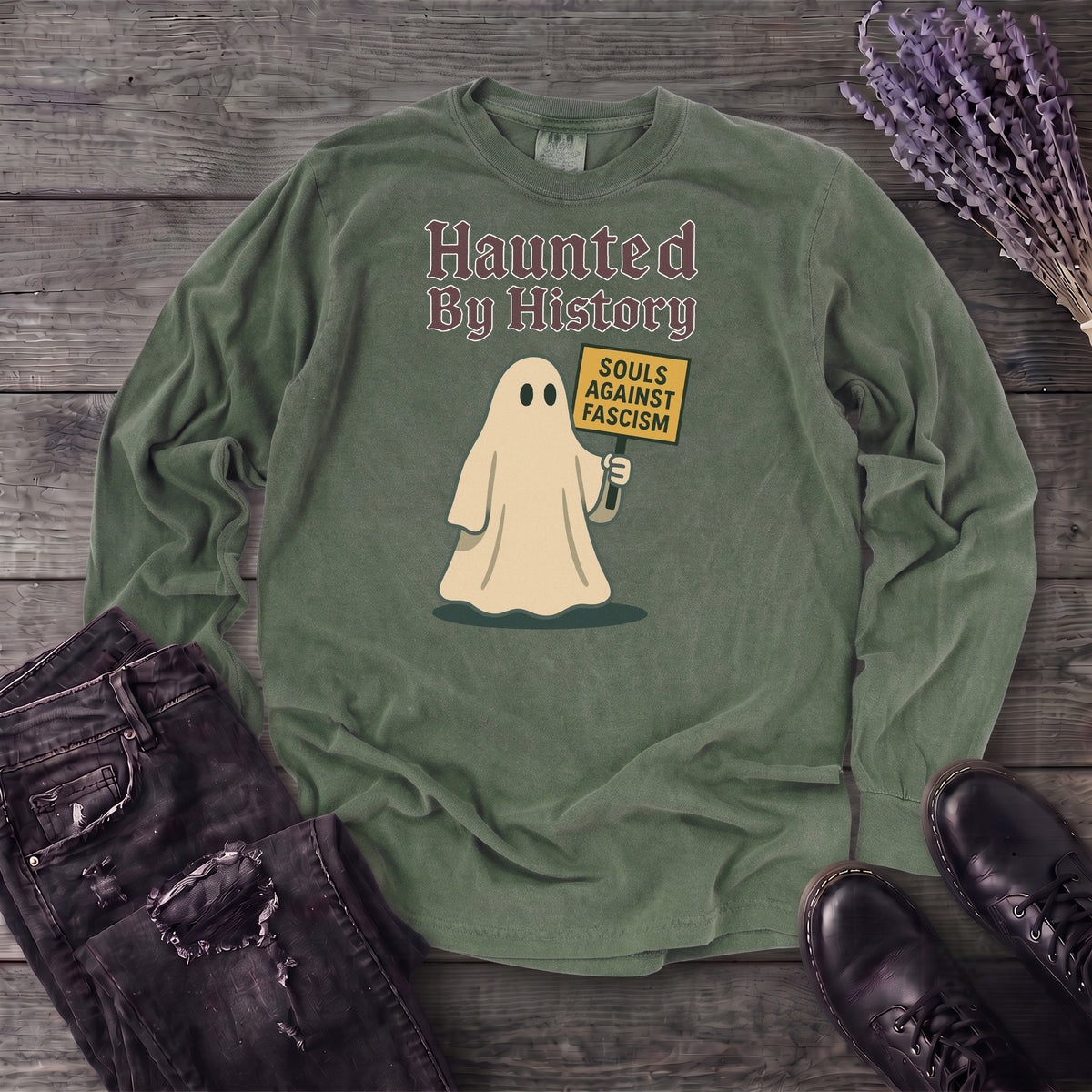 Haunted By History Long Sleeve T-Shirt