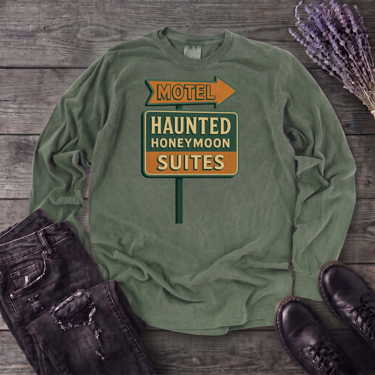 Haunted Honeymoon Suites Long Sleeve T-Shirt