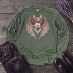 Watercolor Bat Long Sleeve T-Shirt