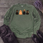 Black Cat Costume Party Long Sleeve T-Shirt