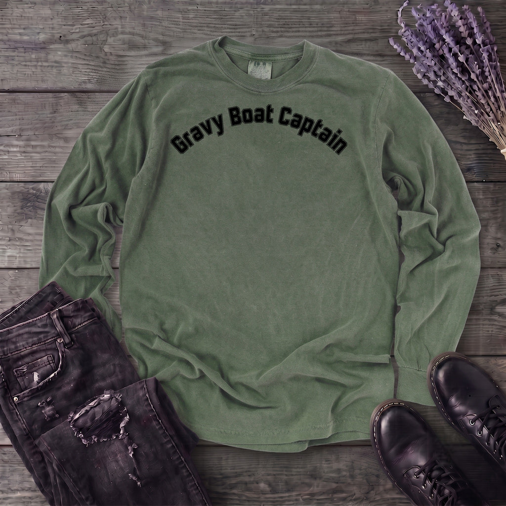 Gravy Boat Captain Long Sleeve T-Shirt