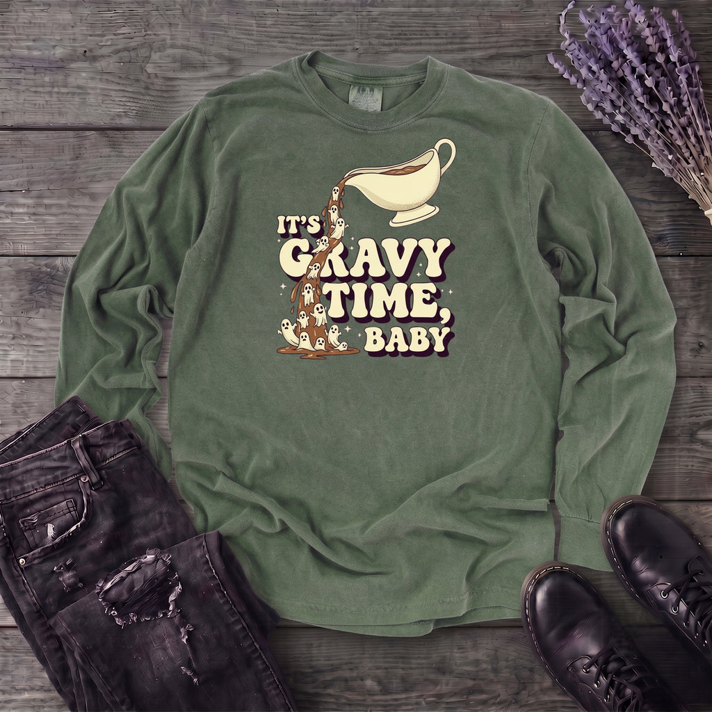 Its Gravy Time Baby Long Sleeve T-Shirt