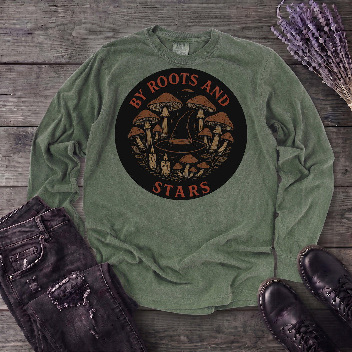 By Roots And Stars Long Sleeve T-Shirt