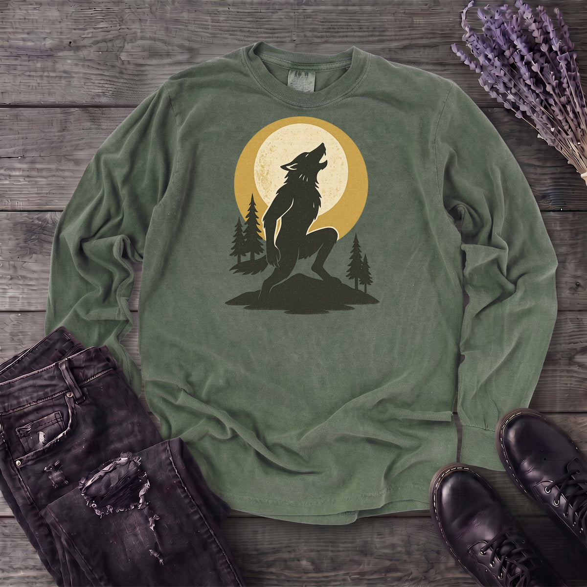 Werewolf Howl Long Sleeve T-Shirt