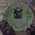 Grunge Skull Long Sleeve T-Shirt