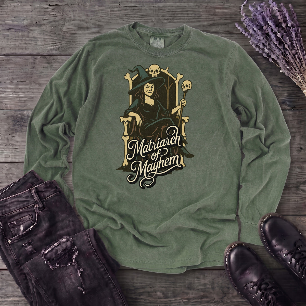 Matriarch of Mayhem Long Sleeve T-Shirt